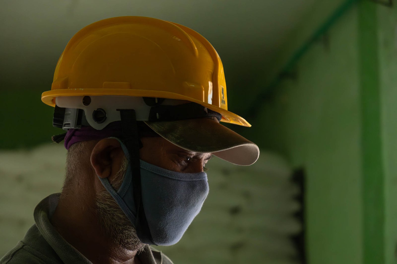 Factory worker portrait at Challenge Soap manufacturing facility